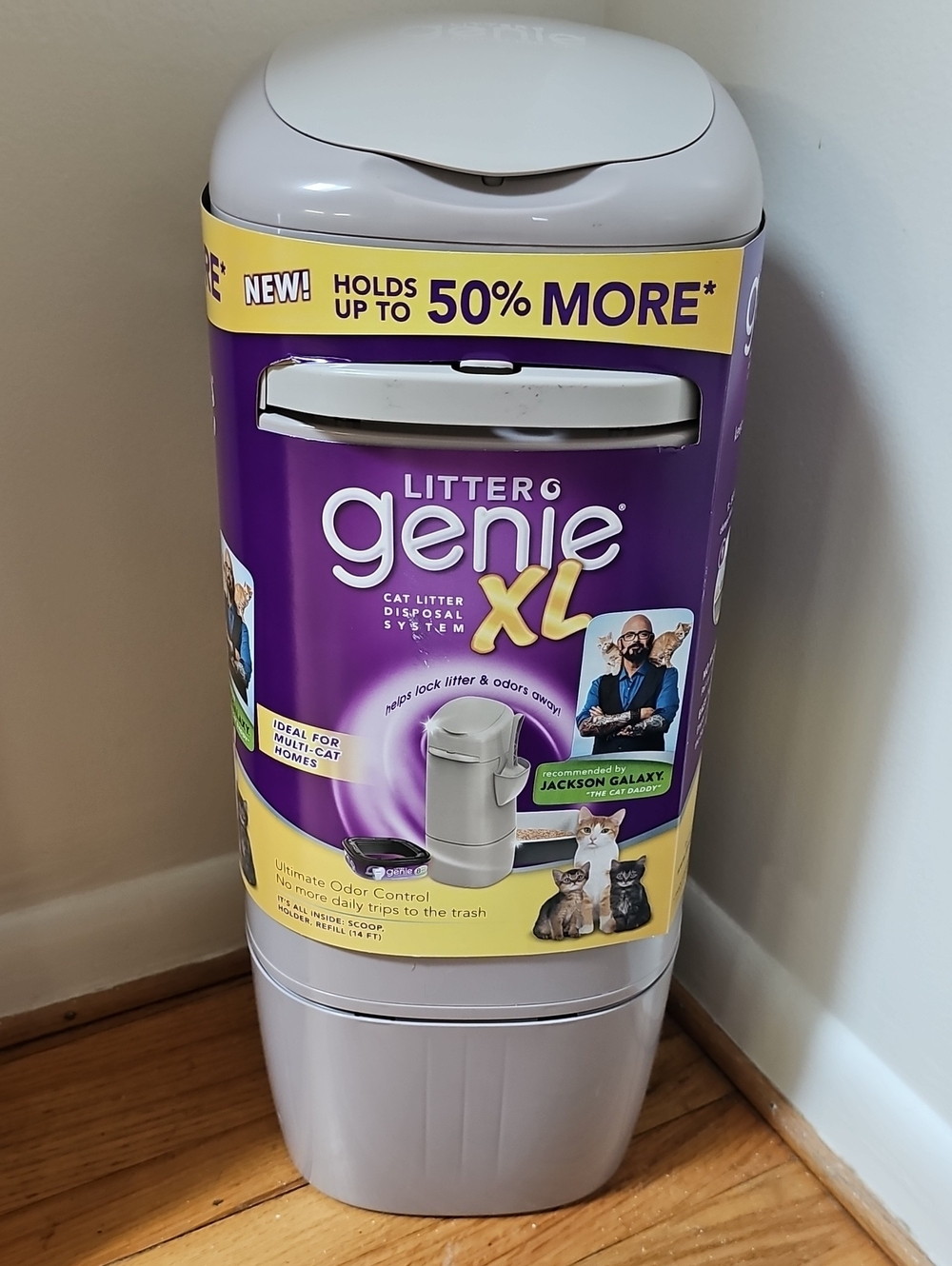 Litter Genie XL Cat Litter Disposal - Purple Label
